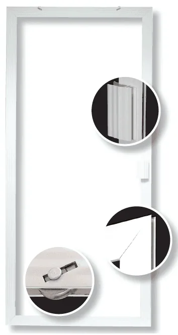 Ultra Deluxe reinforced sliding screen door